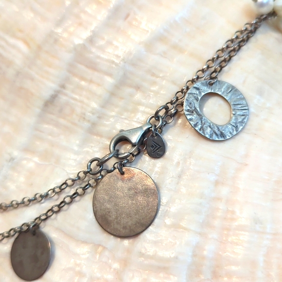 Silpada sterling and pearl necklace - Picture 3 of 4